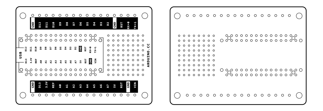 Arduino Adaptateurs de bornes à vis Nano